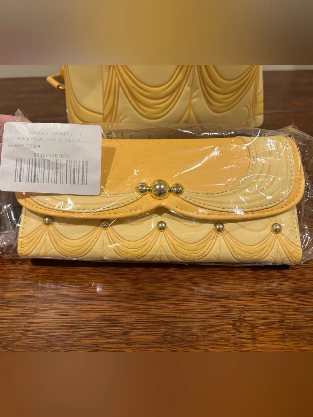 Loungefly Beauty and the Beast Belle Dress Backpack & Wallet Set